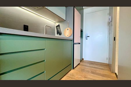 Studio para alugar com 25m², 1 quarto e sem vaga Studio para alugar com 25m², 1 quarto e sem vagaCozinha