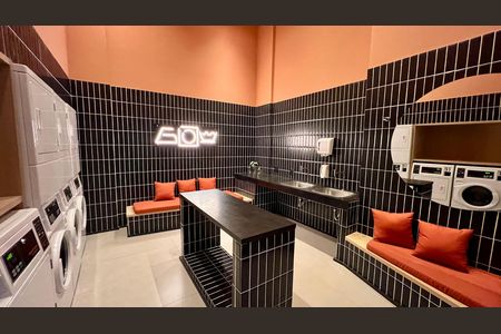 Studio para alugar com 25m², 1 quarto e sem vaga Studio para alugar com 25m², 1 quarto e sem vagaLavanderia