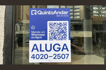 Studio para alugar com 25m², 1 quarto e sem vaga Studio para alugar com 25m², 1 quarto e sem vagaPlaca
