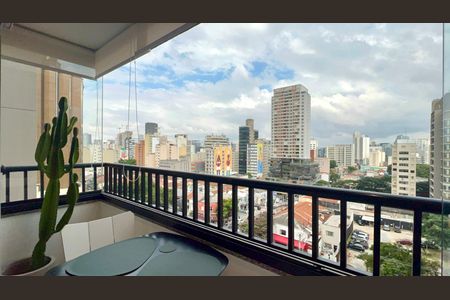 Studio para alugar com 25m², 1 quarto e sem vaga Studio para alugar com 25m², 1 quarto e sem vagaVaranda