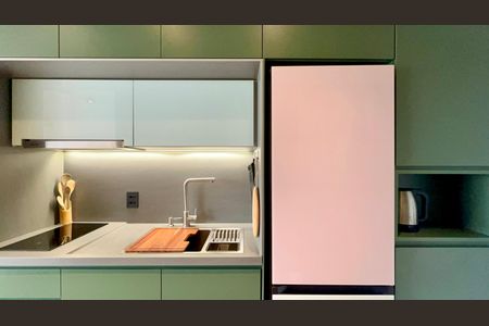 Studio para alugar com 25m², 1 quarto e sem vaga Studio para alugar com 25m², 1 quarto e sem vagaCozinha