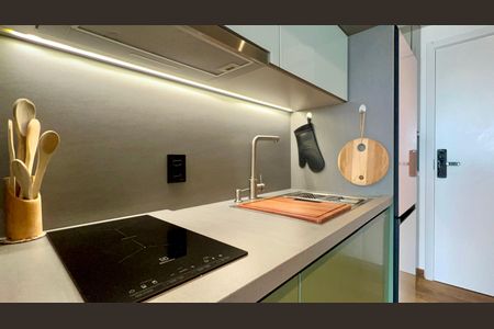 Studio para alugar com 25m², 1 quarto e sem vaga Studio para alugar com 25m², 1 quarto e sem vagaCozinha
