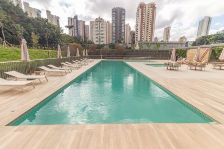Apartamento para alugar com 127m², 2 quartos e 2 vagas Apartamento para alugar com 127m², 2 quartos e 2 vagasÁrea comum - Piscina