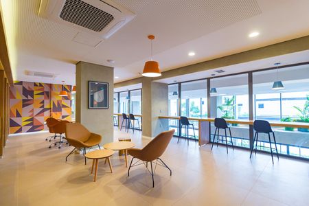 Apartamento para alugar com 127m², 2 quartos e 2 vagas Apartamento para alugar com 127m², 2 quartos e 2 vagasÁrea comum - Cowork