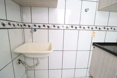 Casa para alugar com 70m², 2 quartos e sem vagaCozinha e Área de Serviço