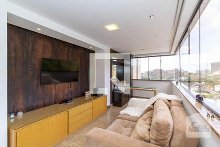 sala de apartamento à venda com 4 quartos, 140m² em Buritis, Belo Horizonte