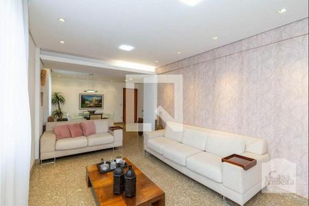 sala de apartamento à venda com 4 quartos, 140m² em Buritis, Belo Horizonte