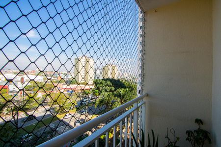 Varanda da sala de apartamento para alugar com 3 quartos, 67m² em Vila Homero Thon, Santo André