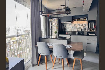 Cozinha de apartamento para alugar com 1 quarto, 35m² em Pinheiros, São Paulo