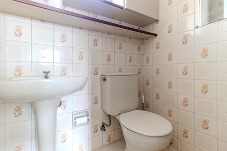 Banheiro de kitnet/studio para alugar com 1 quarto, 37m² em Vila Buarque, São Paulo