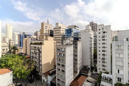 Vista de kitnet/studio para alugar com 1 quarto, 37m² em Vila Buarque, São Paulo