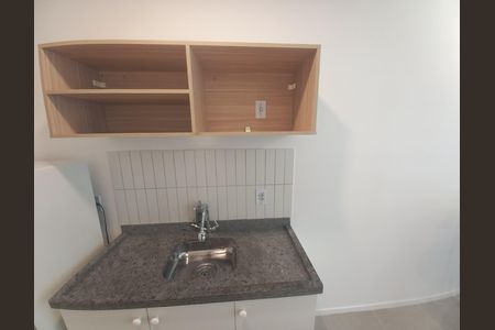 Cozinha - Torneira de kitnet/studio para alugar com 1 quarto, 21m² em República, São Paulo