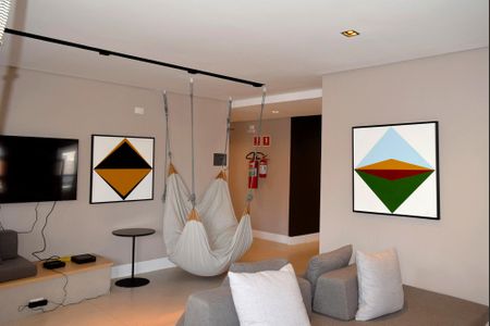 Studio à venda com 25m², 1 quarto e sem vagaSalão de jogos