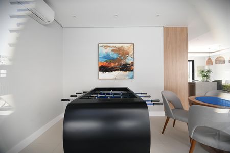 Studio à venda com 57m², 1 quarto e 1 vagaSalão de jogos