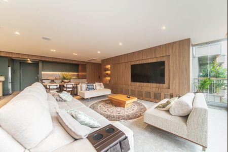 Sala de apartamento para alugar com 3 quartos, 105m² em Jardim das Acacias, São Paulo