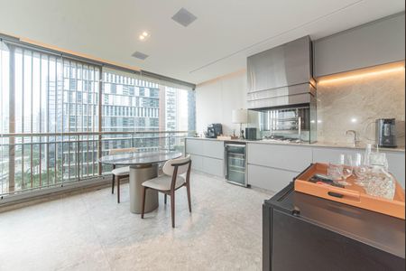 Sala de apartamento para alugar com 3 quartos, 105m² em Jardim das Acacias, São Paulo