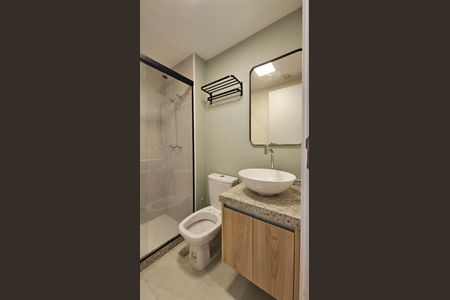 Studio para alugar com 33m², 1 quarto e sem vaga Studio para alugar com 33m², 1 quarto e sem vagaBanheiro