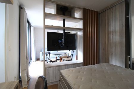 Quarto Suíte de apartamento para alugar com 1 quarto, 33m² em Itaim Bibi, São Paulo