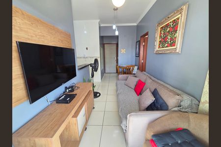 Sala de apartamento para alugar com 1 quarto, 36m² em Boqueirão, Praia Grande