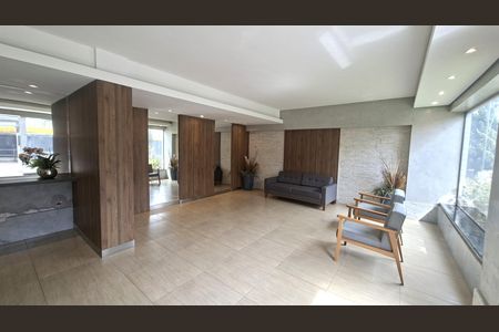 hall de entrada de apartamento à venda com 2 quartos, 80m² em Castelo, Belo Horizonte