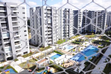 Apartamento para alugar com 69m², 2 quartos e 1 vagaDetalhe - Vista da Varanda da Sala e Sala de Jantar
