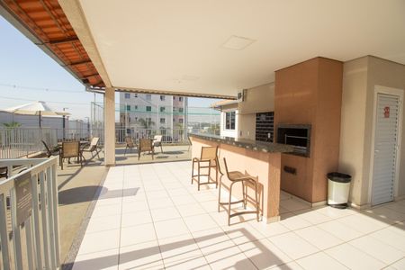 Área comum - Churrasqueira de apartamento à venda com 2 quartos, 44m² em Caiapos, Contagem