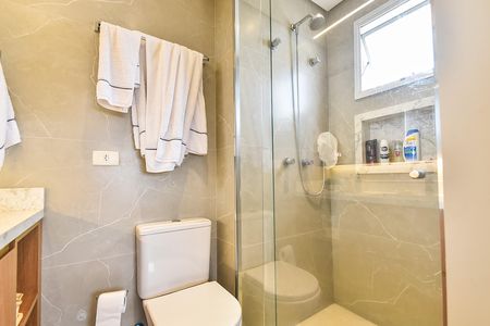 Apartamento à venda com 94m², 2 quartos e 2 vagasBanheiro da suíte