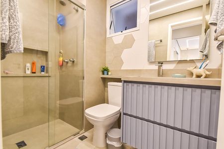 Apartamento à venda com 94m², 2 quartos e 2 vagasBanheiro social