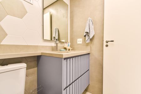Apartamento à venda com 94m², 2 quartos e 2 vagasBanheiro social