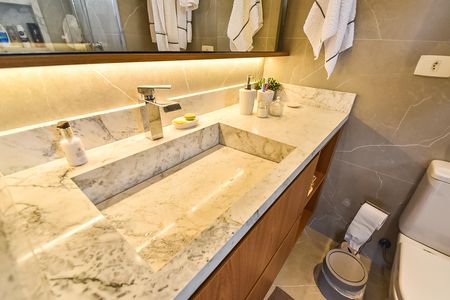 Apartamento à venda com 94m², 2 quartos e 2 vagasBanheiro da suíte