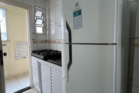 Studio para alugar com 35m², 1 quarto e 1 vaga Studio para alugar com 35m², 1 quarto e 1 vagaCozinha e Área de Serviço