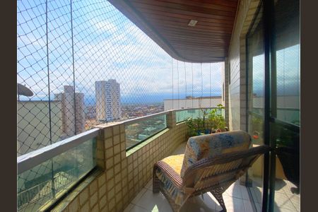 Varanda de apartamento para alugar com 1 quarto, 70m² em Vila Tupi, Praia Grande