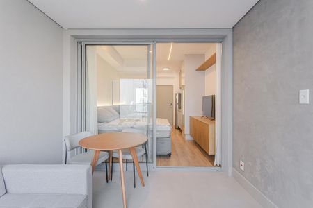 Studio para alugar com 25m², 1 quarto e sem vagaVaranda
