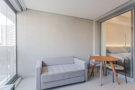Studio para alugar com 25m², 1 quarto e sem vagaVaranda