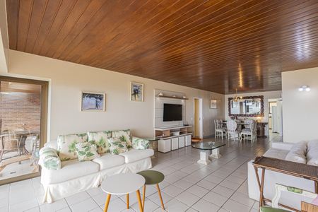 Sala de apartamento para alugar com 4 quartos, 180m² em  morro do sorocotuba, Guarujá