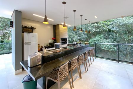 Espaço Gourmet de casa de condomínio à venda com 5 quartos, 396m² em Bosque Residencial do Jambreiro, Nova Lima