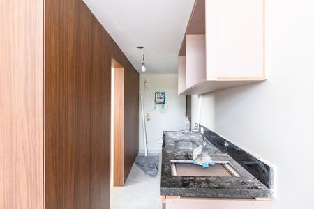 Cozinha de kitnet/studio para alugar com 1 quarto, 34m² em Vila Galvão, Guarulhos