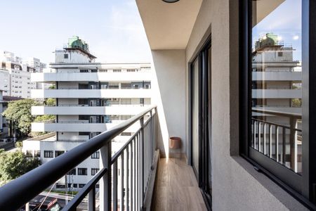 Varanda de kitnet/studio para alugar com 1 quarto, 25m² em Perdizes, São Paulo