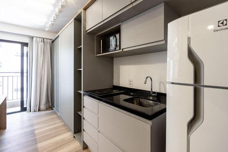 Studio para alugar com 25m², 1 quarto e sem vaga Studio para alugar com 25m², 1 quarto e sem vagaCozinha