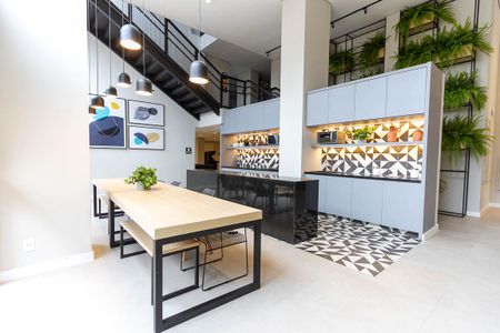 Studio para alugar com 25m², 1 quarto e sem vaga Studio para alugar com 25m², 1 quarto e sem vagaCozinha Comunitária