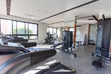 Studio para alugar com 25m², 1 quarto e sem vaga Studio para alugar com 25m², 1 quarto e sem vagaAcademia