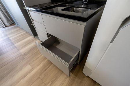 Studio para alugar com 25m², 1 quarto e sem vaga Studio para alugar com 25m², 1 quarto e sem vagaCozinha