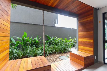 Studio para alugar com 25m², 1 quarto e sem vaga Studio para alugar com 25m², 1 quarto e sem vagaHall de entrada