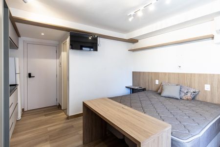 Studio para alugar com 25m², 1 quarto e sem vaga Studio para alugar com 25m², 1 quarto e sem vagaQuarto