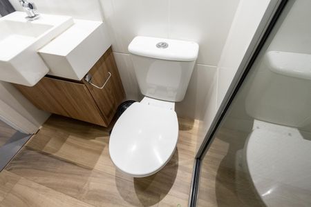 Studio para alugar com 25m², 1 quarto e sem vaga Studio para alugar com 25m², 1 quarto e sem vagaBanheiro