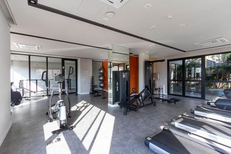 Studio para alugar com 25m², 1 quarto e sem vaga Studio para alugar com 25m², 1 quarto e sem vagaAcademia