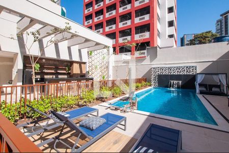 Studio à venda com 24m², 1 quarto e sem vagaPiscina