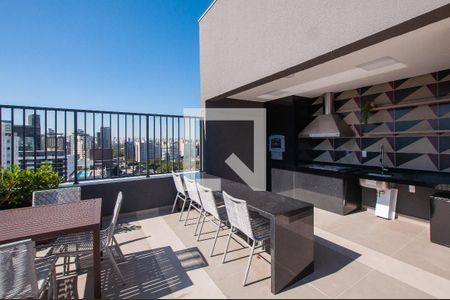 Studio à venda com 24m², 1 quarto e sem vagaChurrasqueira