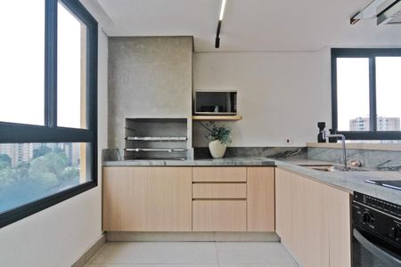 Studio para alugar com 36m², 1 quarto e sem vaga Studio para alugar com 36m², 1 quarto e sem vagaÁrea comum - Churrasqueira