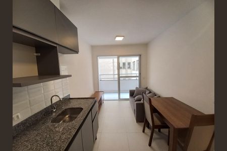 Sala/Cozinha de apartamento à venda com 1 quarto, 30m² em Centro Histórico de São Paulo, São Paulo